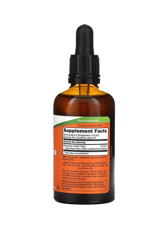 Now Foods Kava Kava Extract 2 Fl Oz 59 Ml - Image 2