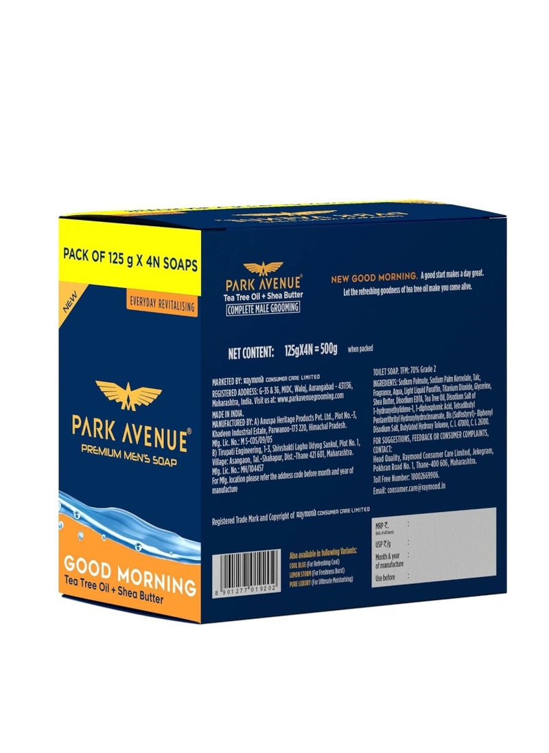 Park Avenue Premium Soaps Good Morning 4 x 125g  - Image 2