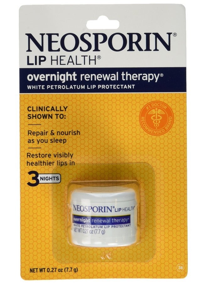 Neosporin Neosporin Overnight Lip Health Renewal Therapy 0.27 Ounce Jar (8ml)pack of 4 