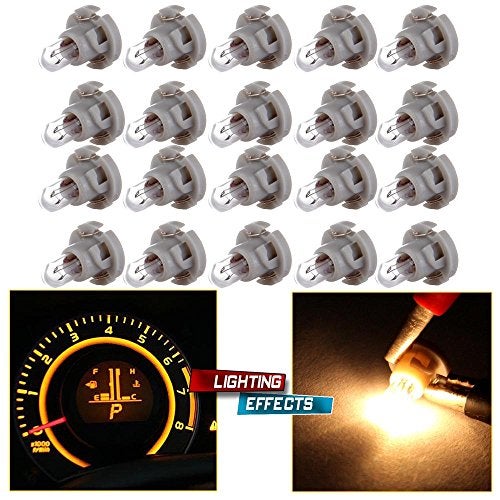 CCIYU cciيو 20 حزمة لمبة هالوجين نيون وايدج دافئ أبيض T4/T4.2 بديل لمصباح تكييف الهواء - Image 2