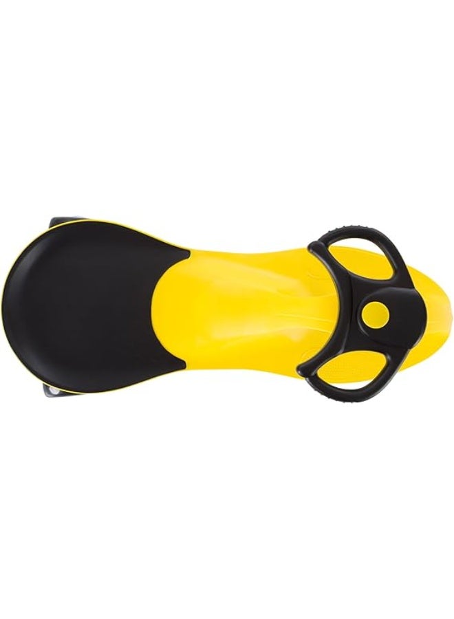 سيارة هزازة - لعبة ركوب للاطفال بعمر 3 سنوات فما فوق - العاب ركوب للاطفال بدون بطاريات او تروس او دواسات، فقط قم بلف وتذبذب وانطلق من هابي كيدو (أصفر) - Image 3