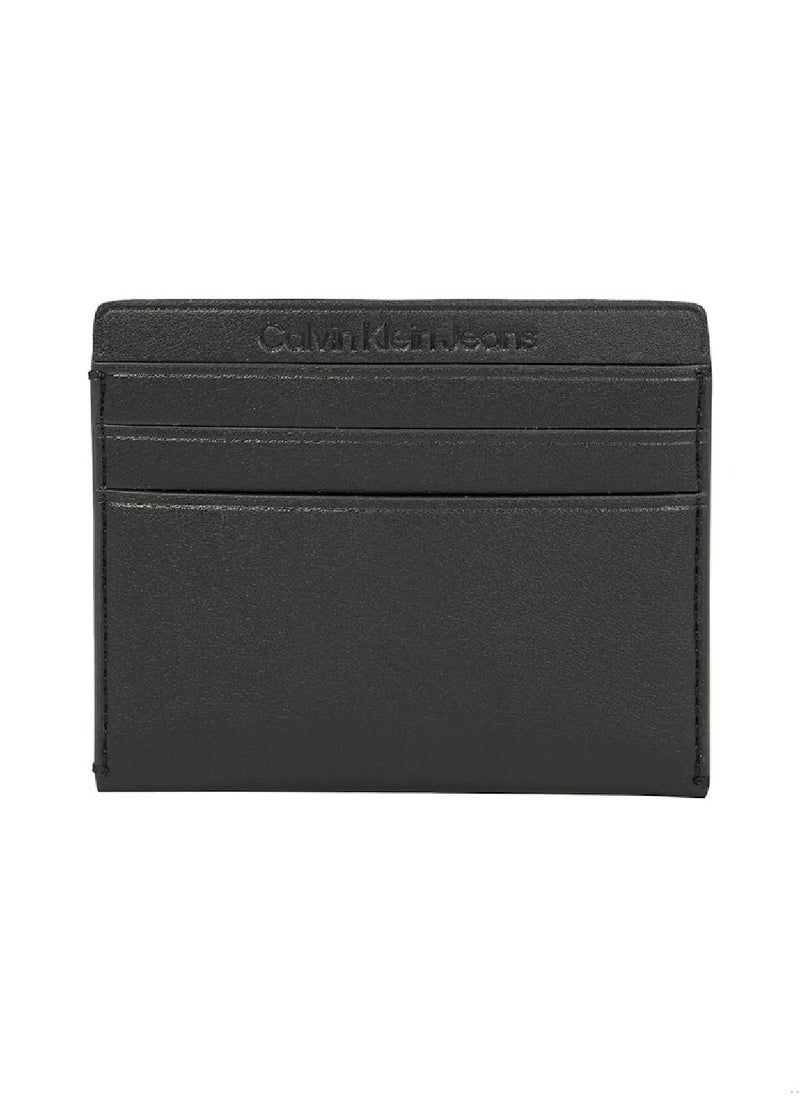 Calvin Klein Jeans Women's Sculpted Cardholder - Faux Leather, Black  - Image 2