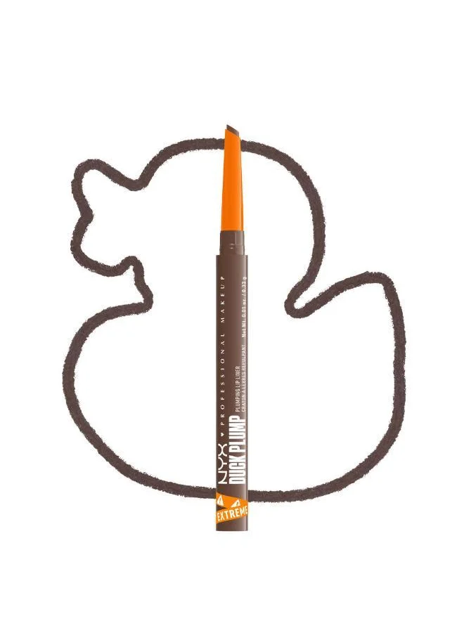 NYX PROFESSIONAL MAKEUP Duck Plump Plumping Lip Liner Lip Liner Up To 10 Hr Wear Matte Finish Touch Up Taupe