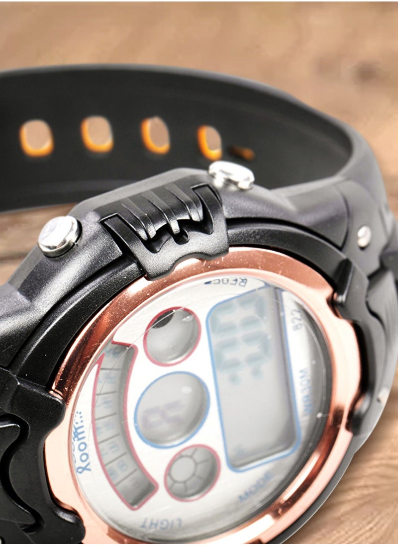 Xoom - Digital Wrist Watch Silicone Cordon Illuminated Display Unisex - Image 1