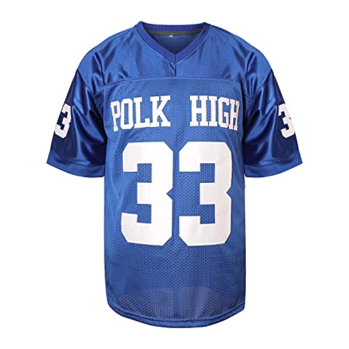 MESOSPERO Al Bundy 33 Polk High Football Jersey for Men S-XXXL Blue (33 Blue, Small) - Image 2
