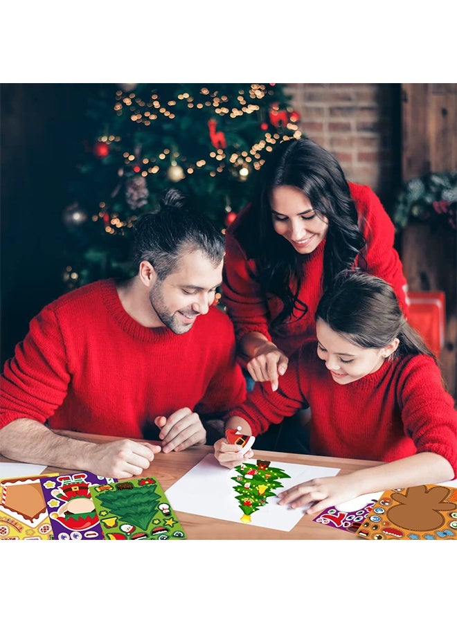 24 PCS Christmas Stickers - Toddler Stocking Stuffers | Kids Christmas Gifts for Boys Girls Grandkids,Vinyl Xmas Games Crafts Activities Party Favors Supplies - Image 5