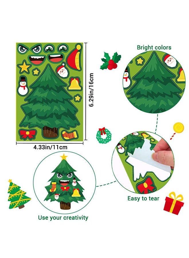 24 PCS Christmas Stickers - Toddler Stocking Stuffers | Kids Christmas Gifts for Boys Girls Grandkids,Vinyl Xmas Games Crafts Activities Party Favors Supplies - Image 2