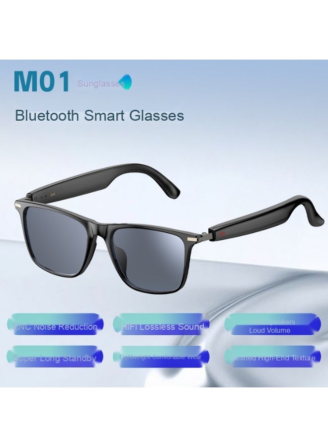 New Premium AI Translation Smart Glasses - Music, Calls, Noise Cancelling, Meeting Recording, and Long Battery Life Bluetooth Glasses