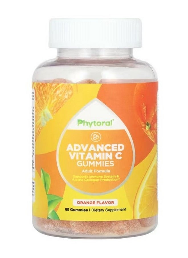 Phytoral Advanced Vitamin C Gummies Orange 60 Gummies  - Image 1