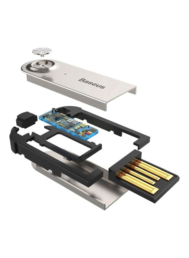 بيسوس محول Aux بخاصية البلوتوث BA01 للسيارة 3.5 مم وجهاز استقبال 5.0 وUSB‏ 2.0 إلى مجموعة قابس 3.5 مم مع ميكروفون مدمج لمدخل Aux لإجراء مكالمات من دون استخدام اليدين متوافق مع مكبر صوت السيارة وأجهزة الصوت المنزلية أسود - Image 3