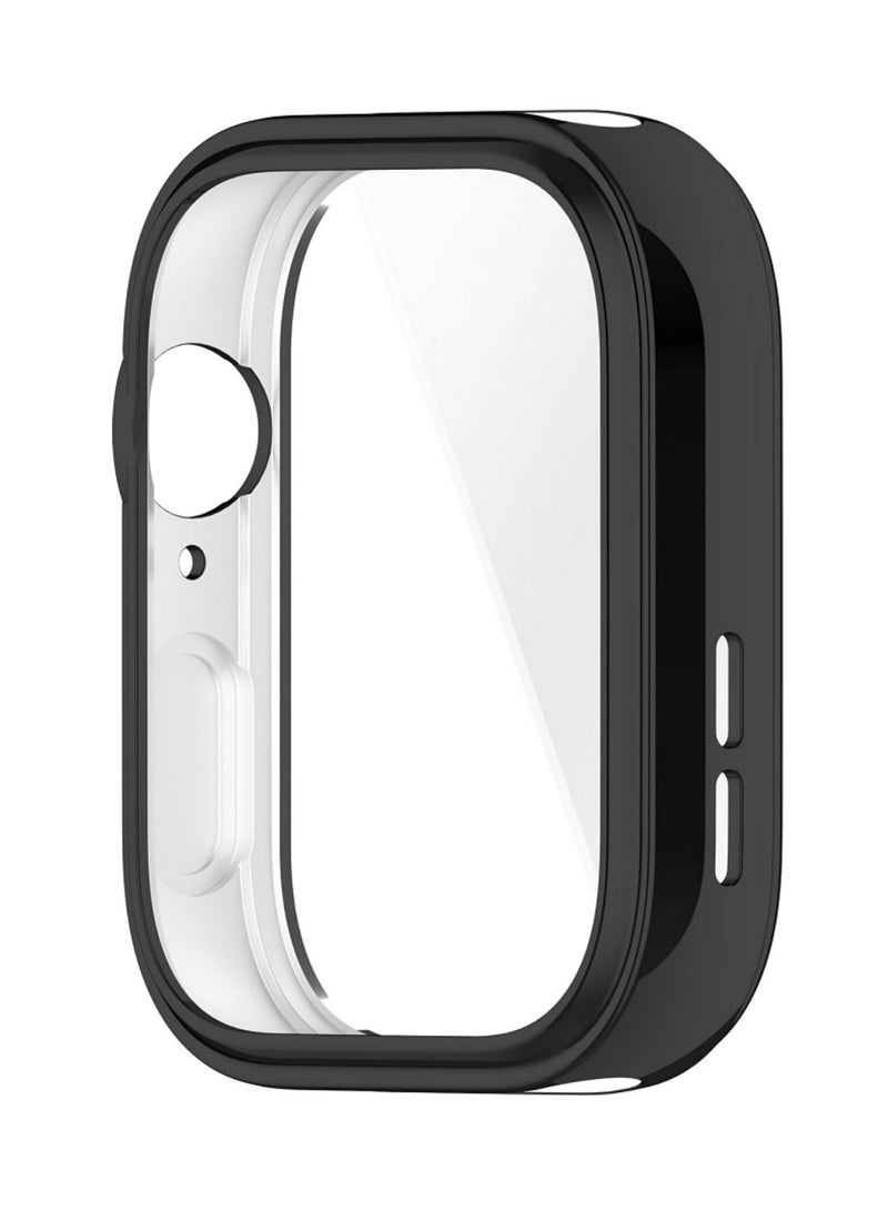 1 قطعة غلاف TPU لـ Huawei Watch Fit 3 - غطاء واقي مرن مع حماية كاملة للشاشة - اكسسوارات متوافقة مع Huawei Watch Fit 3 - لون أسود - Image 2