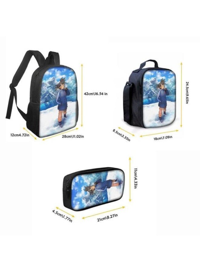 عام حقيبة ظهر مطبوعة عالمية مشتركة - مجموعة حقائب ظهر من ثلاث قطع (متوفرة للطلاب والأطفال والأصدقاء في النزهايات وتسلق الجبال وما إلى ذلك) - 69 - Image 3