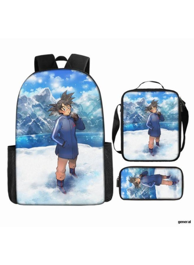 عام حقيبة ظهر مطبوعة عالمية مشتركة - مجموعة حقائب ظهر من ثلاث قطع (متوفرة للطلاب والأطفال والأصدقاء في النزهايات وتسلق الجبال وما إلى ذلك) - 69 - Image 1