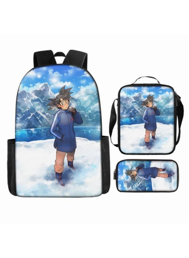 عام حقيبة ظهر مطبوعة عالمية مشتركة - مجموعة حقائب ظهر من ثلاث قطع (متوفرة للطلاب والأطفال والأصدقاء في النزهايات وتسلق الجبال وما إلى ذلك) - 69 - Image 2