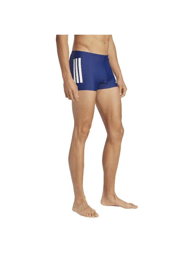 Adidas DKBLUE/WHITE 3 Stripes Swim Boxers for Men | Best Price UAE