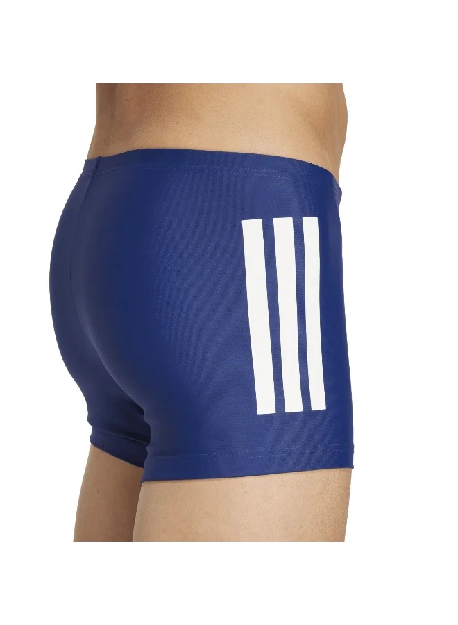 Adidas DKBLUE/WHITE 3 Stripes Swim Boxers for Men | Best Price UAE