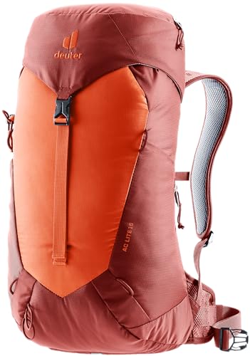 Deuter AC Lite 16L Hiking Daypack Backpack with Steel Frame Superior Breathability PaprikaRedwood - Image 1