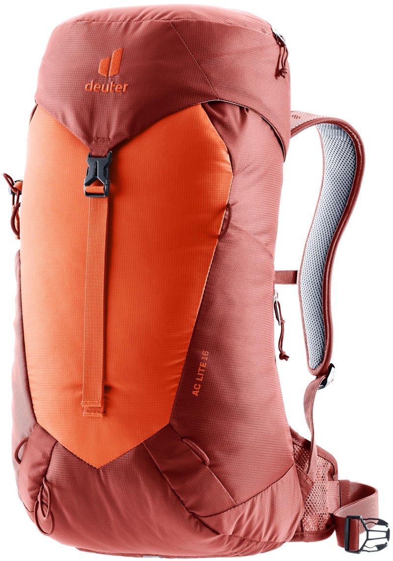 Deuter AC Lite 16L Hiking Daypack Backpack with Steel Frame Superior Breathability PaprikaRedwood - Image 2