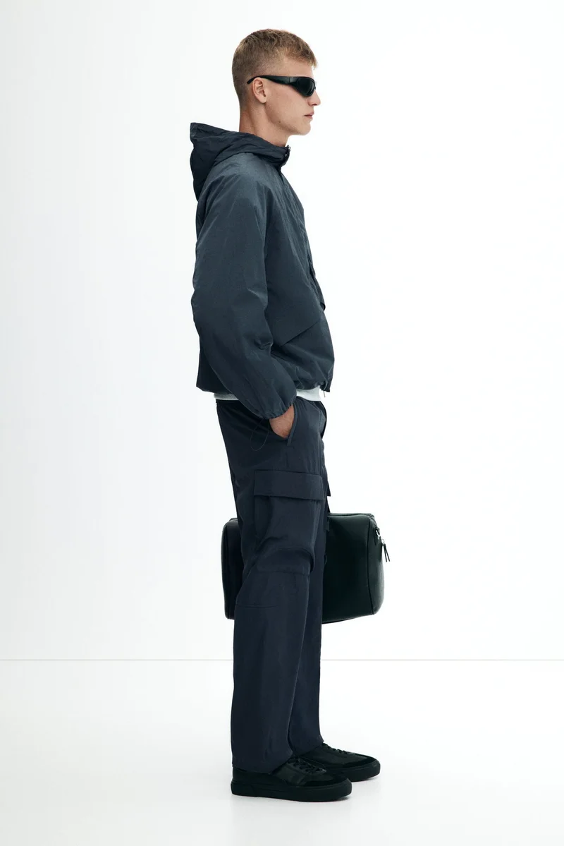 H&M  Loose Fit Nylon windbreaker for Men | Best Price UAE