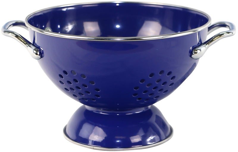 Calypso Basics by Reston Lloyd Powder Coated Enameled Colander 15 Quart Indigo8705