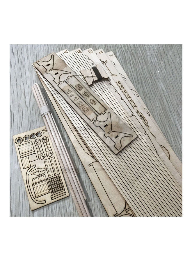 Loquat DIY Wooden Assembly Sailing Ship Model 410x60x400mm - Image 5