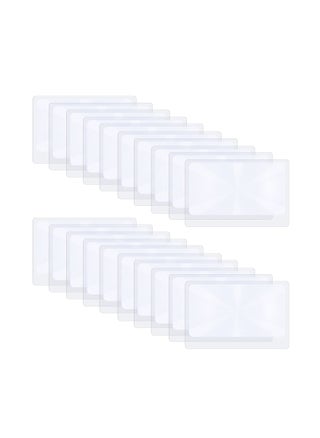 20PCS 3X Pocket Fresnel Magnifier, Wallet Magnifying Lens Credit Card Loupe Jewelry Inspection Tool Travel Magnifying Helpers Emergency Fire Starter for Reading Small Prints & Low Vision - pzsku/ZD0AD0AAA939D3C418523Z/45/_/1681277733/64e59cca-8abc-404c-99e3-554ed9bbf457
