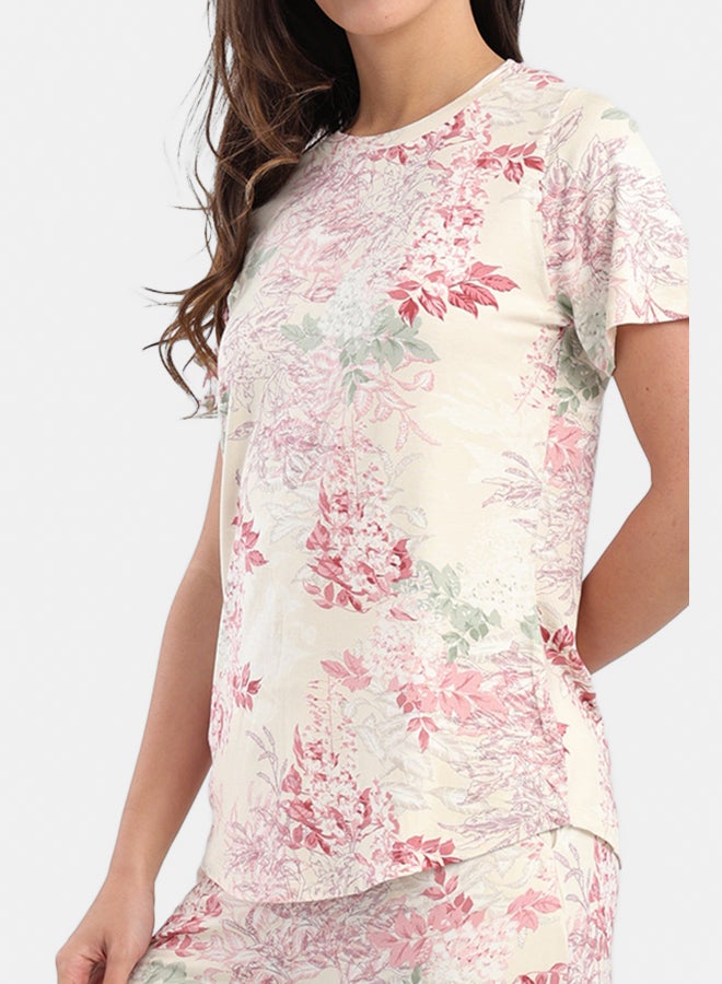 Carina All Over Floral Print Pyjama Set - Image 4