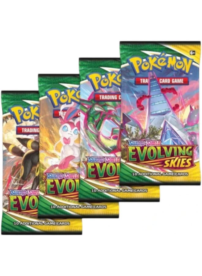 Pokemon Pokémon TCG Sword & Shield—Evolving Skies Booster Pack, 10 Trading Cards, Random Assorted Pack Artwork, Collectible Card Game Expansion - Image 1