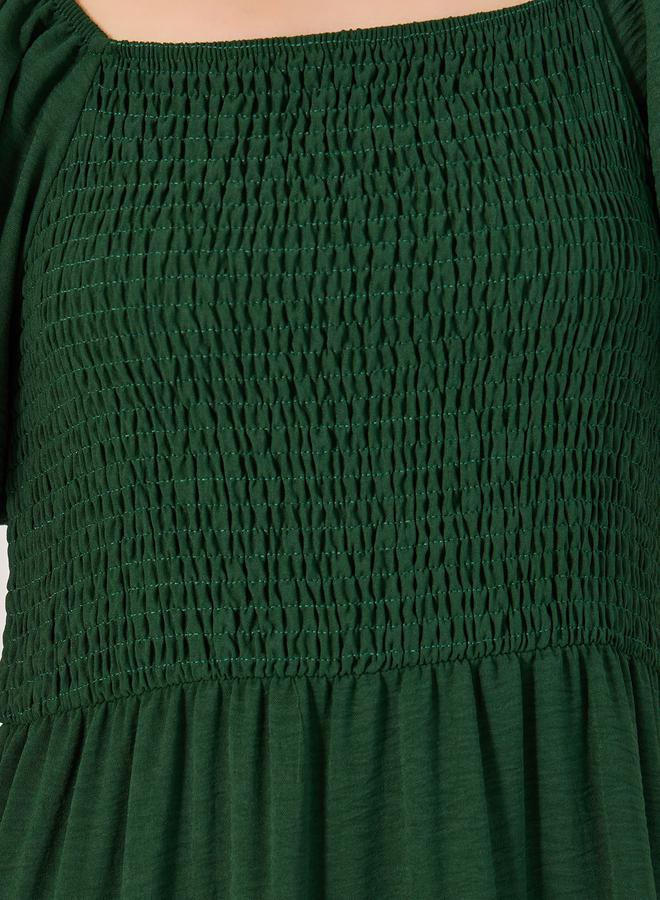 Styli Tiered Smocked Dress  - Image 4
