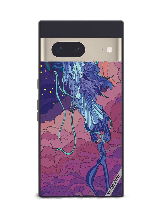 VR CREATIVE Protective Case Cover For Google Pixel 7 Starfish Design Multicolour - Image 1