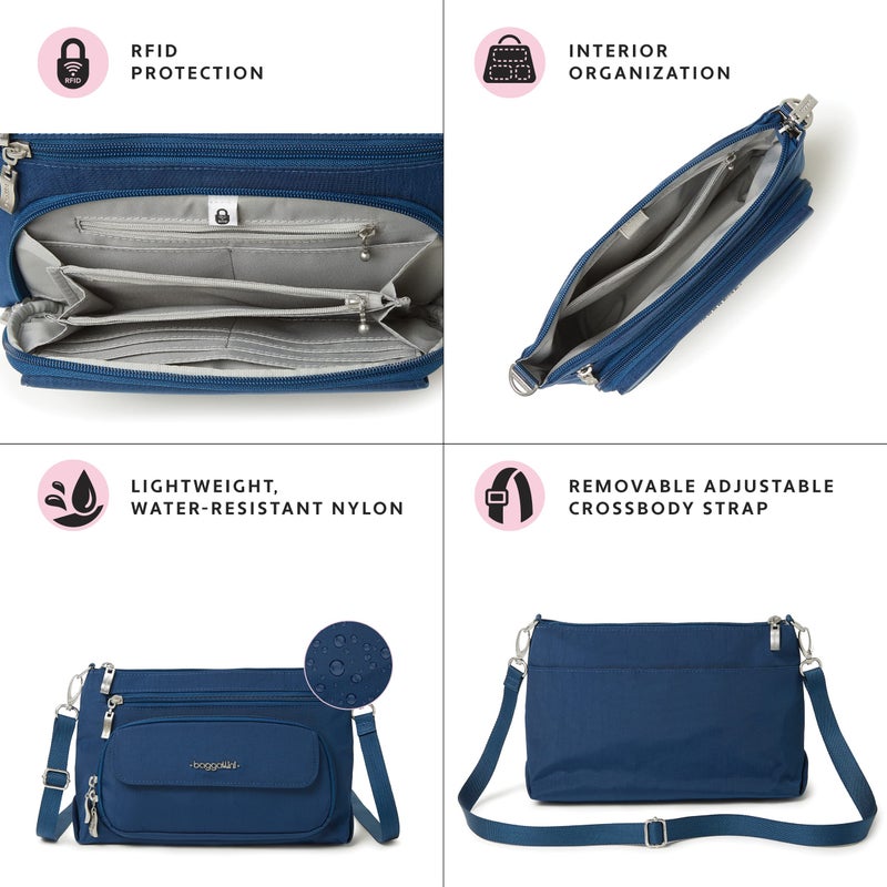 Baggallini Women's Original Everyday Bag, Pacific, One Size US - Image 3