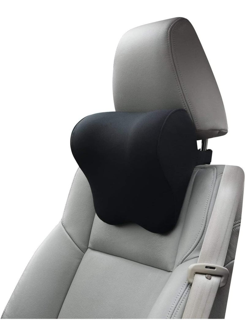 Womdee Car Neck Pillow - Headrest for Office and Gaming Chair - Soft Memory Foam Orthopedic Cushion - Chair Attachment for Neck Support - Ideal Head Neck Rest Pillow for Home Office and Driving  - Image 1