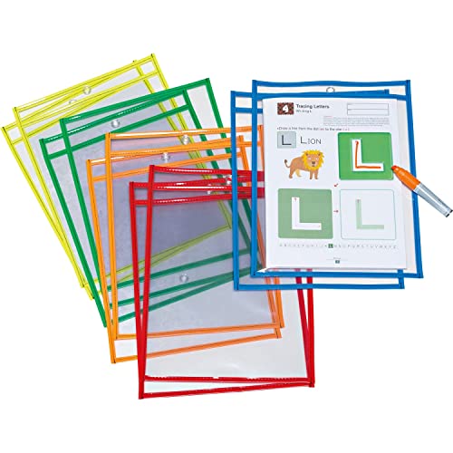 Creativity Street Pacon PACAC9869 Dry-Erase Pocket 10-Inch Wx13-1/2-Inch H 10/ST Assorted - Image 2