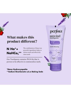 Perfora Perfora Teeth Whitening Powder & Lavender Rose Toothpaste Combo | Active Freshness Cavity Prevention & Teeth Whitening | Enamel Safe & Effective | Whitener For Complete Oral Care & Superior Cleaning  - Image 5