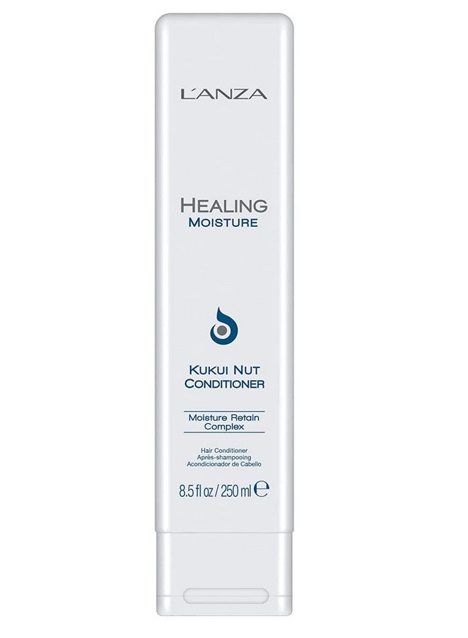 L'anza Healing Moisture Kukui Nut Conditioner Renews Strength Replenishes Moisture For A Perfect Silky Looksuitable For All Hair Types (8.5 Fl Oz) - Image 2