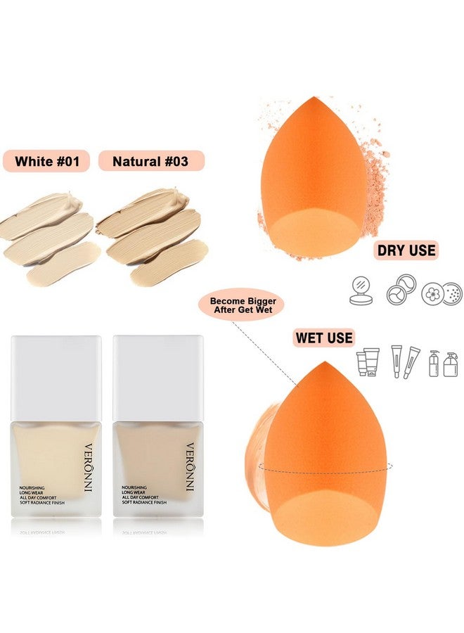 فيروني طقم مكياج سيتال في واحد للنساء، مجموعة كاملة، مجموعات مكياج نسائية متعددة الأغراض للمبتدئين والمحترفين على حد سواء، سهلة الحمل (مجموعة 011 (22 قطعة)) - Image 3