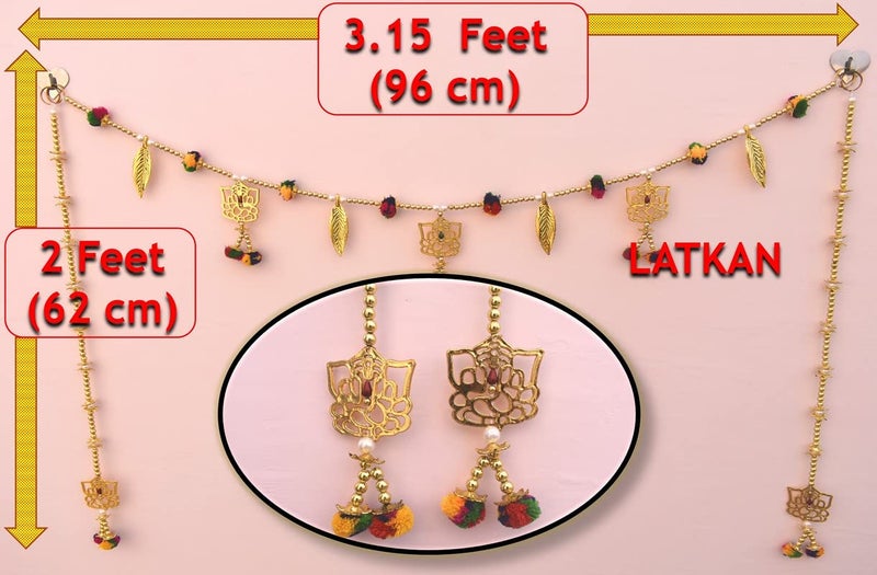 CREYENTES Toran for Door Thoran for Enterance Main Door Thorna ThoranamBhandhanwar Handmade Toran for Door Latest 315 feet - Image 3