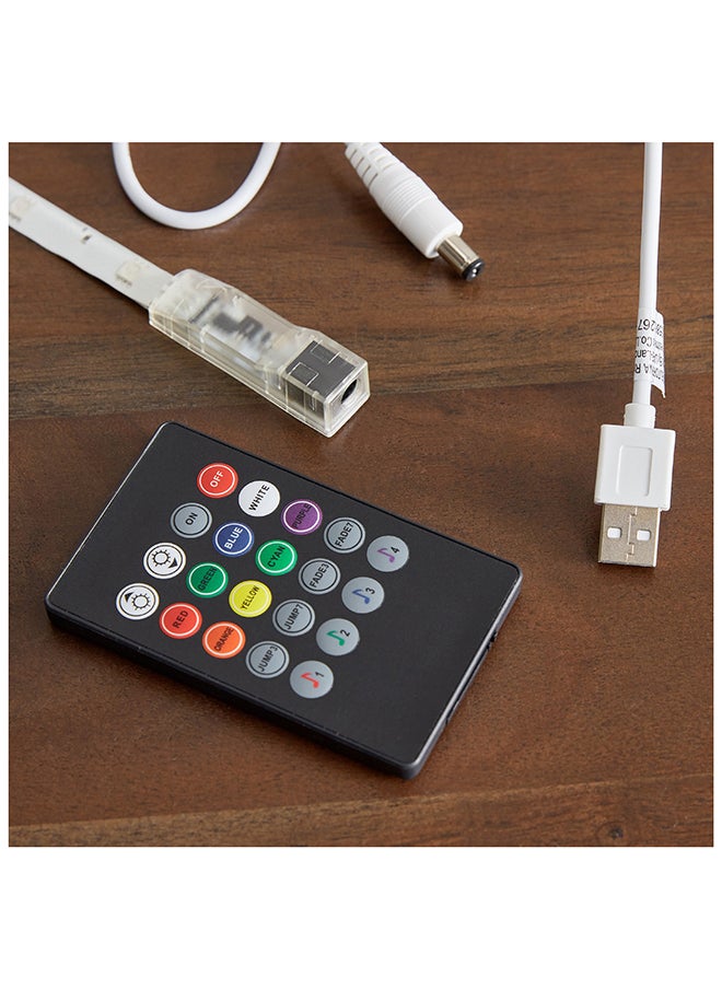Home Box - Lita RGB LED Music Strip Light with Remote Control 300 cm - Image 1