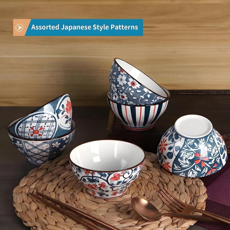 KAMROLLA Modern Ceramic Bowl Durable ScratchResistant StainFree Porcelain Bowl for Everyday Use Perfect for Soup Noodles Cereal More Microwave Dishwasher Safe Set of 4 - Image 4