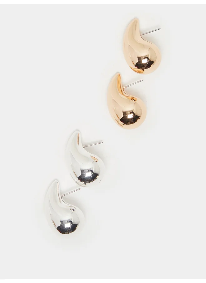 ستايلي Styli Set of 2 - Stud Rings