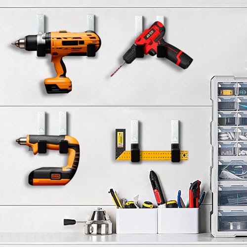 GeeWatom Heavy Duty Steel Garage Hooks,Garage Storage Utility Hooks,Anti-Slip Hanger, Tool Organizer,Steel Wall Mount Organizer, Garden Hose Hanger (Small-2PC) - Image 5