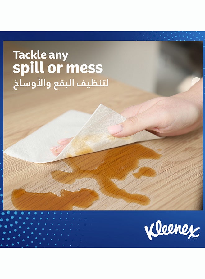 Kleenex Multi Purpose Kitchen Tissue Paper Towel, 2 Ply x 90 Sheets, Absorbent Towels for all Surfaces - Image 3