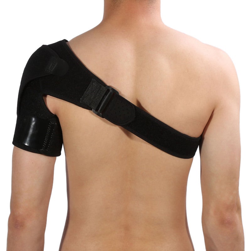 Shoulder Brace: Adjustable Straps Premium Neoprene Blend - Pressure Pad Shoulder Stabilizer for Rotator Cuff Injury Recovery, Athletic Support & Joint Protection - Image 1