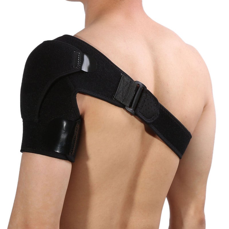 Shoulder Brace: Adjustable Straps Premium Neoprene Blend - Pressure Pad Shoulder Stabilizer for Rotator Cuff Injury Recovery, Athletic Support & Joint Protection - Image 5