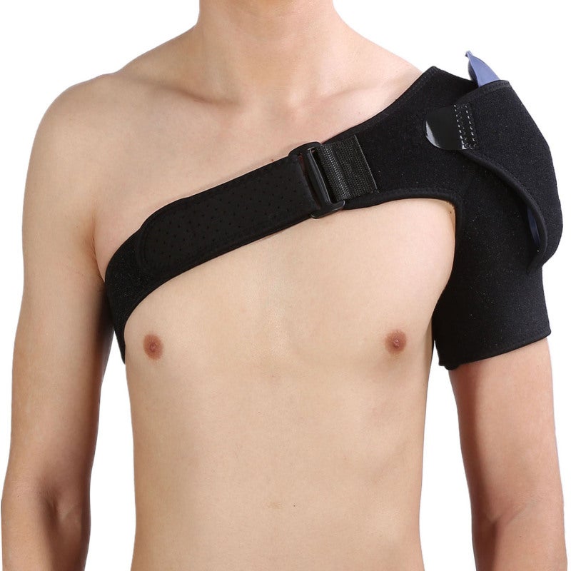 Shoulder Brace: Adjustable Straps Premium Neoprene Blend - Pressure Pad Shoulder Stabilizer for Rotator Cuff Injury Recovery, Athletic Support & Joint Protection - Image 2