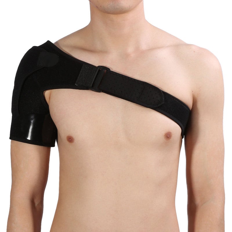 Shoulder Brace: Adjustable Straps Premium Neoprene Blend - Pressure Pad Shoulder Stabilizer for Rotator Cuff Injury Recovery, Athletic Support & Joint Protection - Image 3