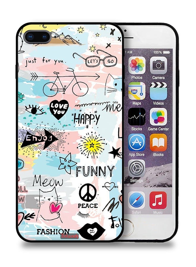 Tolwak Apple iPhone 7 Plus Protective Case Love You Tags - Image 1