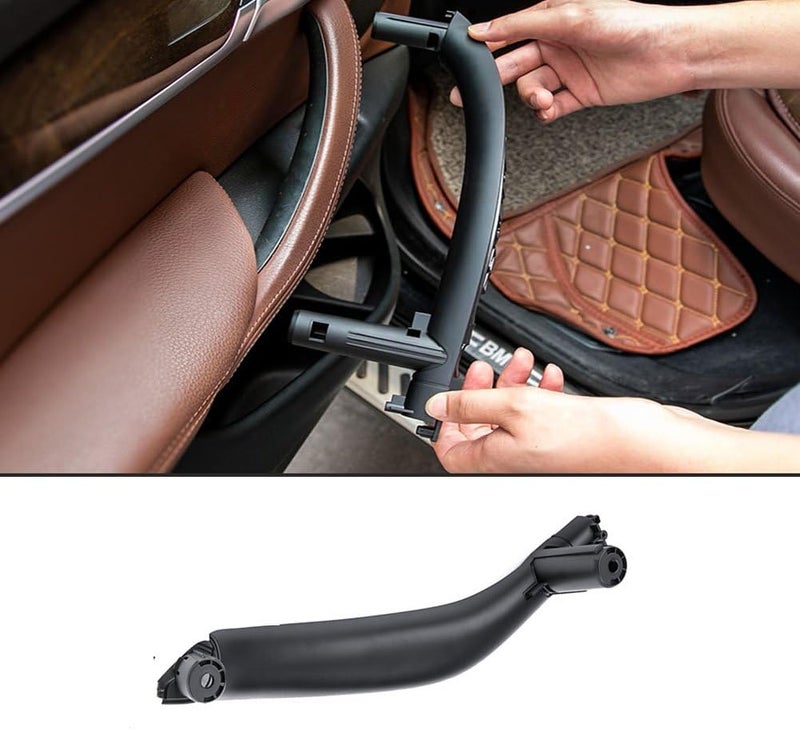 Jaronx for BMW X5 X6 Door Pull Handle, Left Rear Inner Door Trim Grab Cover Armrest Bracket (Fits:BMW X5 2014-2018 and X6 2015-2018) - Image 1