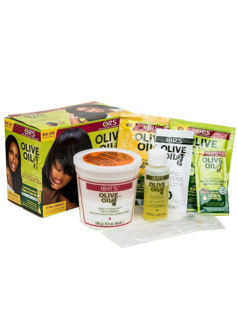 Olive Oil Built-in protection for lye-free hair straightening and extra strength  - Image 1