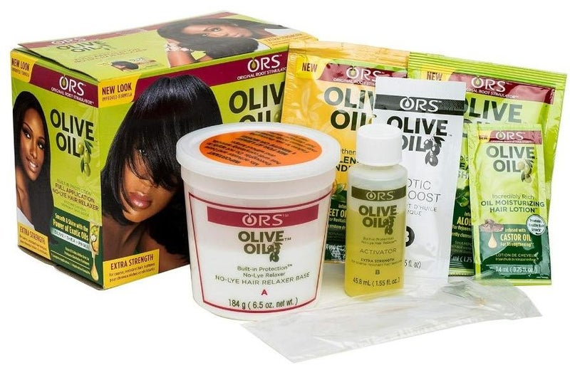 Olive Oil Built-in protection for lye-free hair straightening and extra strength - Image 1